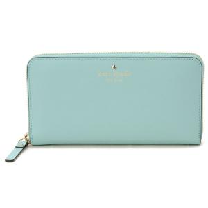 ケイトスペード ラウンドファスナー 長財布 PWRU3898141 KATE SPADE CEDAR STREET LACEY シダーストリート ライトグリーン｜s-select