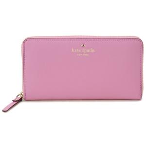 ケイトスペード Kate Spade ラウンドファスナー長財布 PWRU3898 679 LACEY ルージュピンク｜s-select