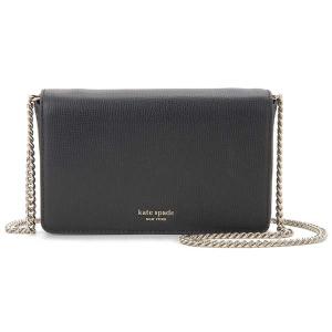 ケイトスペード Kate Spade 財布 ブラック 二つ折り財布 レディース PWRU7201 001 チェーン ショルダーバッグ｜s-select