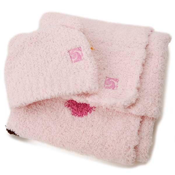 カシウェア kashwere ベビーブランケット ドット BB-73-07-30 ピンク 出産祝い ...