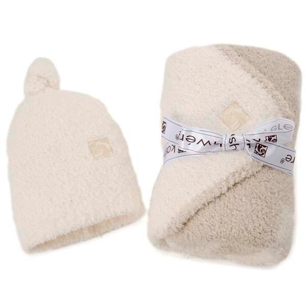 カシウェア kashwere ベビーブランケット キャップ BB-77-500-30 スター クリー...