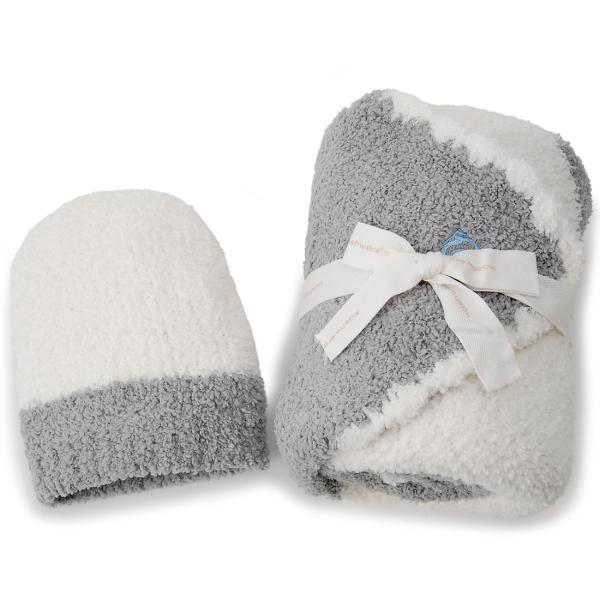 カシウェア kashwere ベビーブランケット ストーン×クリーム BBCH-BCB01-036-...