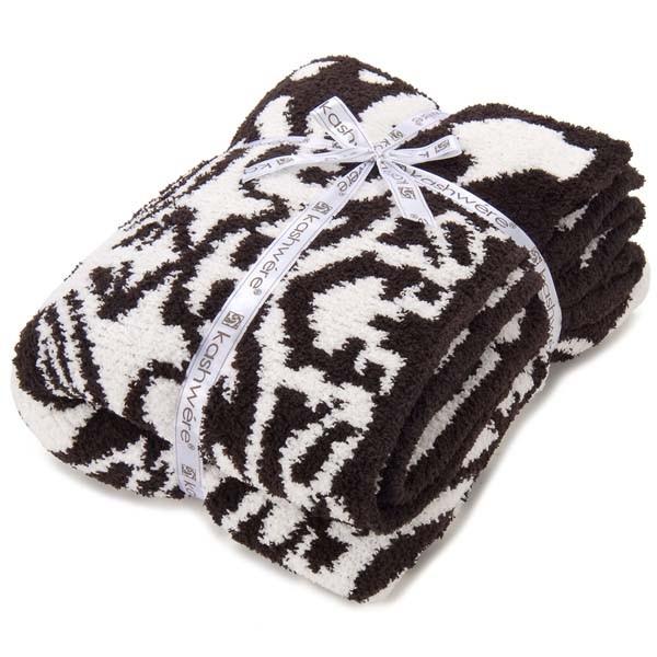 カシウェア kashwere ブランケット ダマスク チョコレート ブラウン T-28-83-52 ...