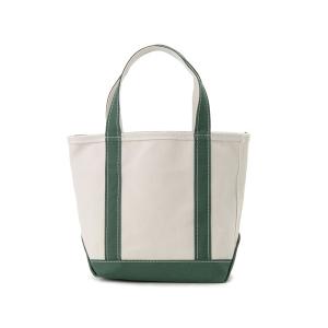 エルエルビーン LL Bean トートバッグ レディース グリーン Boat and Tote Bag Small 112643 キャンバス ジップ スモール｜s-select