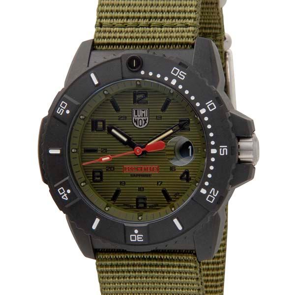Luminox ルミノックス 腕時計 メンズ 45mm グリーン×ブラック XS.3617 ネイビー...