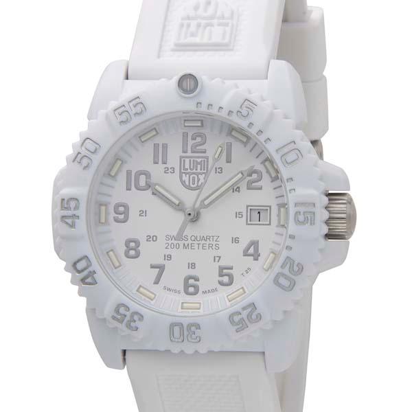Luminox ルミノックス 腕時計 ユニセックス 38mm ホワイト XS.7057.WO ネイビ...