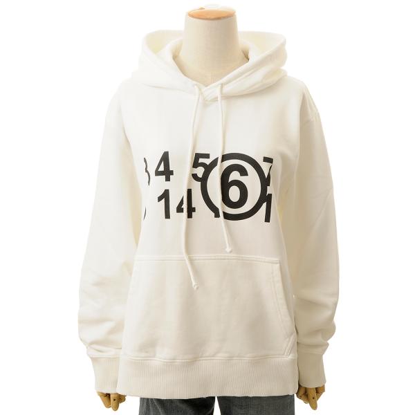 只今決算セール メゾンマルジェラ Maison Margiela パーカー レディース ホワイト 5...