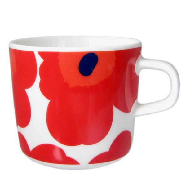 マリメッコ Marimekko コーヒーカップ 63429 001 UNIKKO ウニッコ レッド ...
