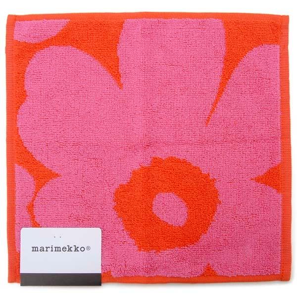 マリメッコ Marimekko ミニタオル ハンカチ ウニッコ レッド 63837-330 UNIK...