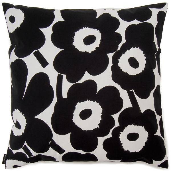 Marimekko マリメッコ クッションカバー ピエニウニッコ ブラック×ホワイト 64163 1...