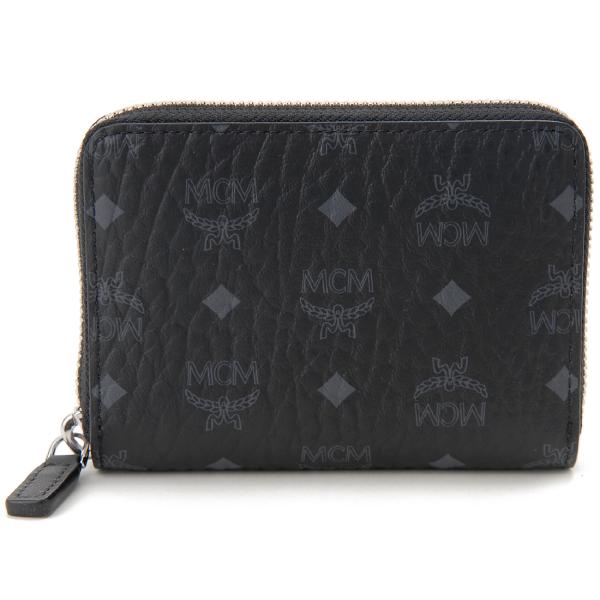MCM エムシーエム ミニ財布 コインケース 小銭入れ YLAAVI03 BK