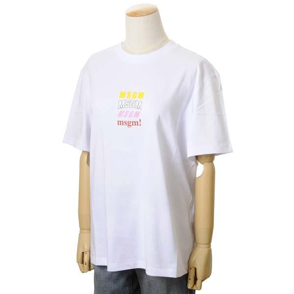 MSGM エムエスジーエム レディース Tシャツ MDM168 298 01 XS/S/M カットソ...