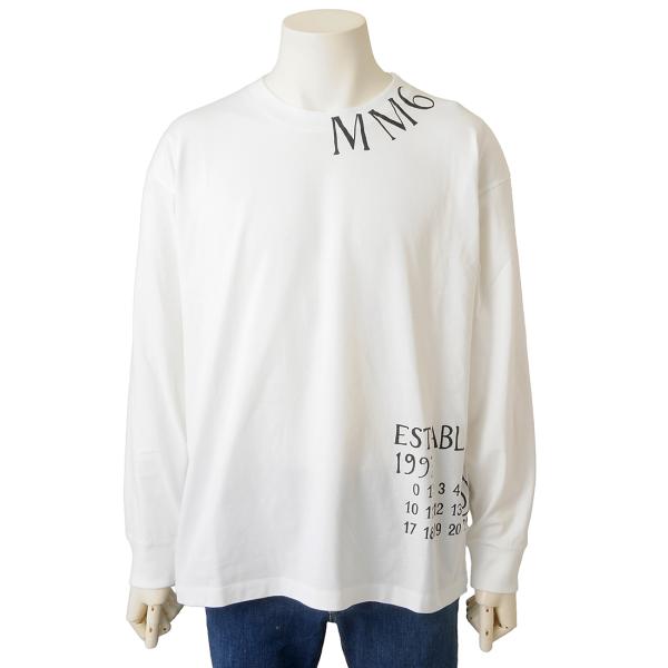 Maison Margiela メゾンマルジェラ MM6 Tシャツ メンズ ホワイト H0GC004...