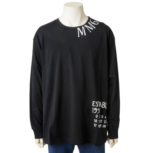 Maison Margiela メゾンマルジェラ MM6 ロンT 長袖Tシャツ メンズ SH0GC0...