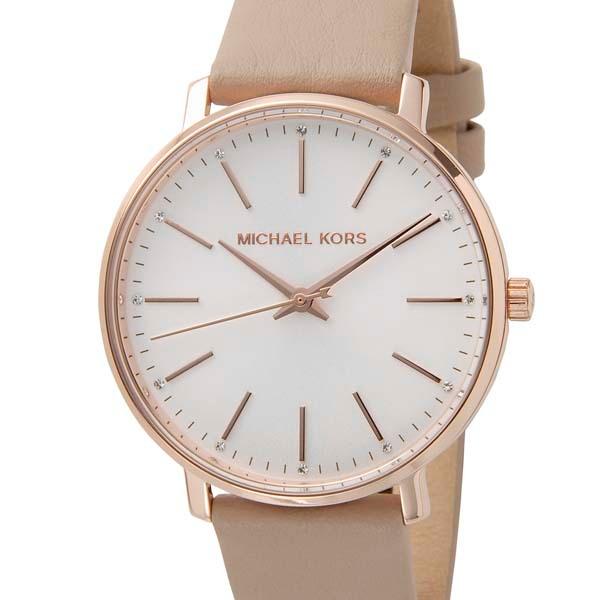 マイケルコース MICHAEL KORS 腕時計 レディース ベージュ MK2748 レザーベルト