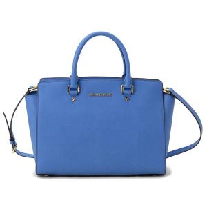 マイケルコース MICHAEL KORS ハンドバッグ 30S3GLMS7L 473 レザー ブルー レディース バッグ  ブランド｜s-select