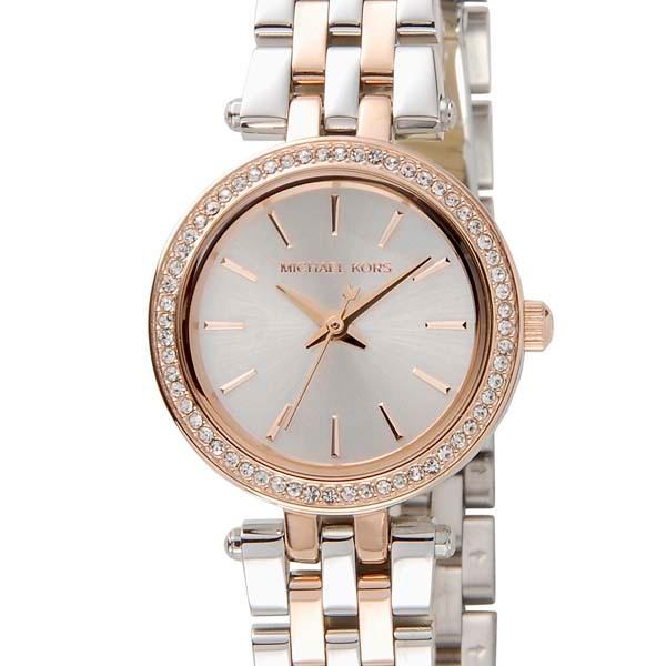 マイケルコース MICHAEL KORS 腕時計 レディース シルバー×ピンクゴールド MK3298...
