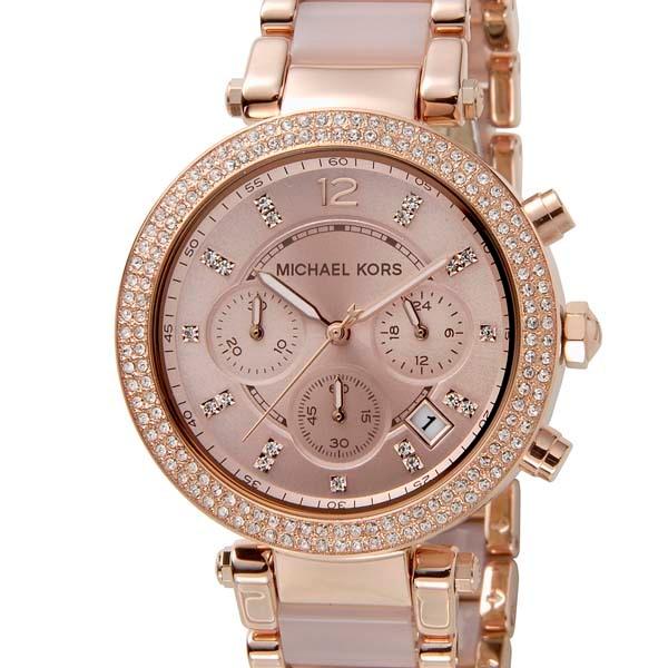 マイケルコース MICHAEL KORS 腕時計 レディース ローズゴールド×ピンク MK5896