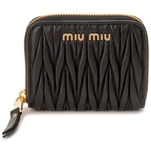 MIU MIU ミュウミュウ コインケース 小銭入れ レディース ブラック 5MM268 N88 F0002 財布