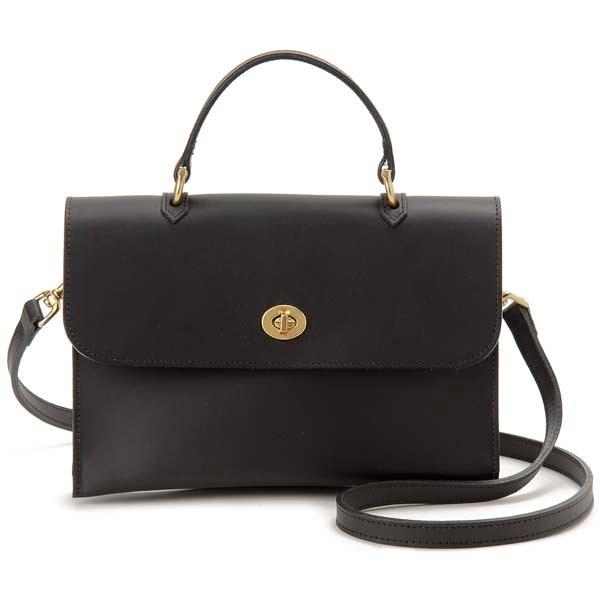 MIMI BERRY ミミ ベリー ショルダーバッグ レディース ブラック HEBE ヘーベー B0...