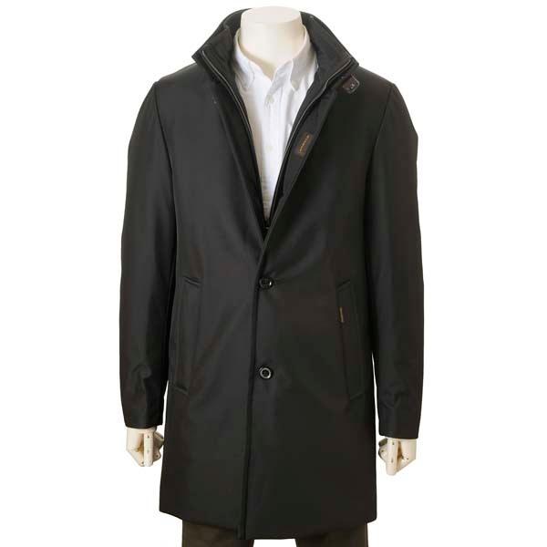 ムーレー MOORER ダウンジャケット メンズ ブラック 黒 BOND WI スタンドカラー ダウ...