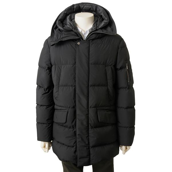 MOORER ムーレー ダウンジャケット メンズ ブラック MOUGI100162 BK DAVID...