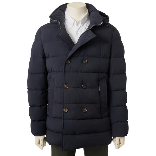 只今決算セール ムーレー MOORER ダウンジャケット メンズ ダークブルー MOUGI10018...