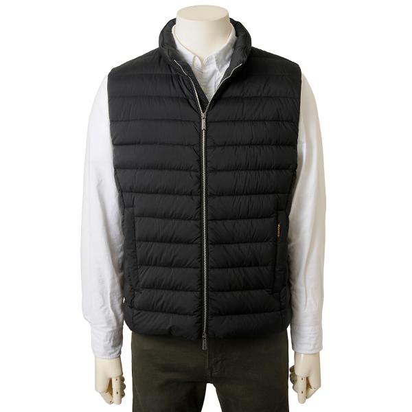 只今決算セール ムーレー MOORER ダウンベスト メンズ ブラック MOUGI200313 CA...