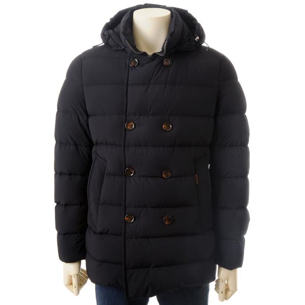 MOORER ムーレー ダウンジャケット メンズ ダークブルー MOUGI100188 DB FLO...