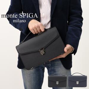 monte SPIGA モンテスピガ セカンドバッグ クラッチバッグ サフィアーノ メンズ G11567SA｜s-select