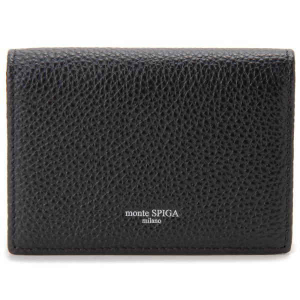只今決算セール 訳あり 小キズ 牛革 名刺入れ カードケース メンズ 本革 monte SPIGA ...