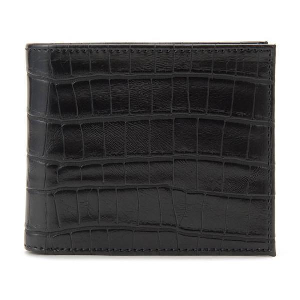 只今決算セール モンテスピガ monte SPIGA 二つ折り財布 ブラック メンズ MOSQS37...