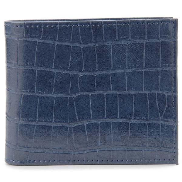 只今決算セール モンテスピガ monte SPIGA 二つ折り財布 ブルー メンズ MOSQS371...