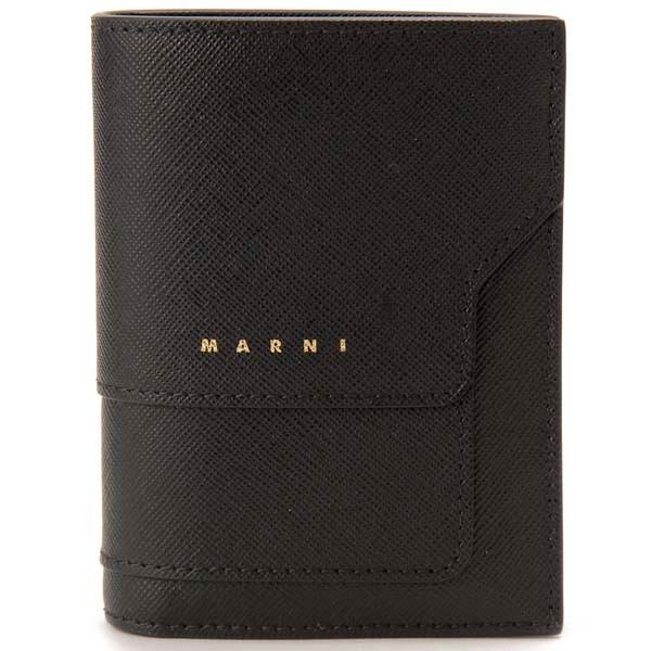 マルニ MARNI 財布 二つ折り財布 ブラック PFMOQ14U07 Z360N