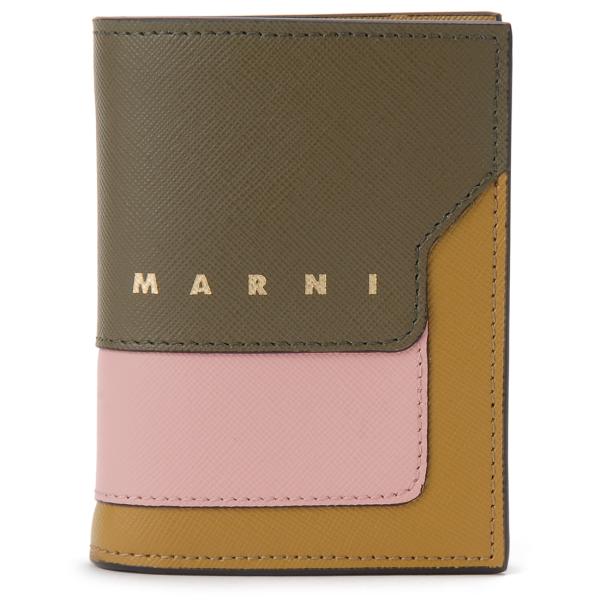 マルニ MARNI 二つ折り財布 レディース ディープセージ PFMOQ14U28 ZO957