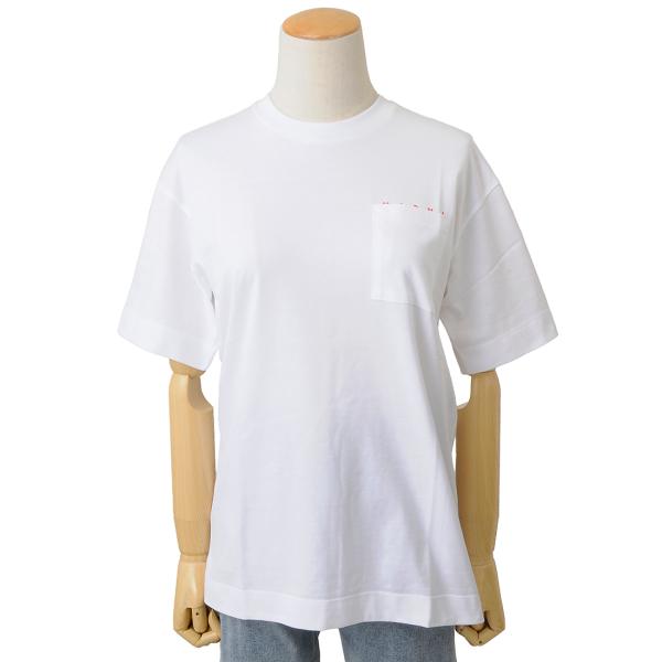只今決算セール MARNI マルニ Tシャツ レディース ホワイト M01415M00RF 100 ...