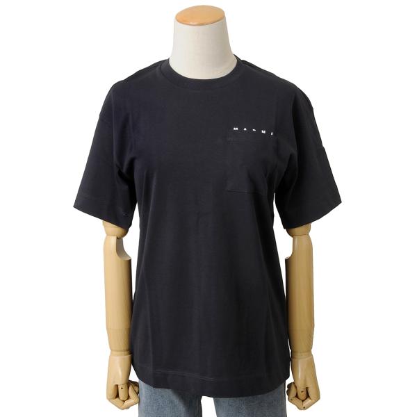 只今決算セール MARNI マルニ Tシャツ レディース ブラック M01415M00RF 803 ...