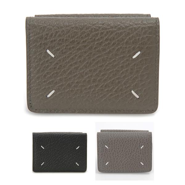 只今決算セール メゾンマルジェラ Maison Margiela 三つ折り財布 36UI0416 P...