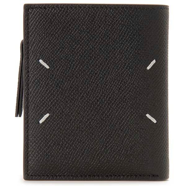 メゾンマルジェラ Maison Margiela 二つ折り財布 ブラック SA1UI0020P474...