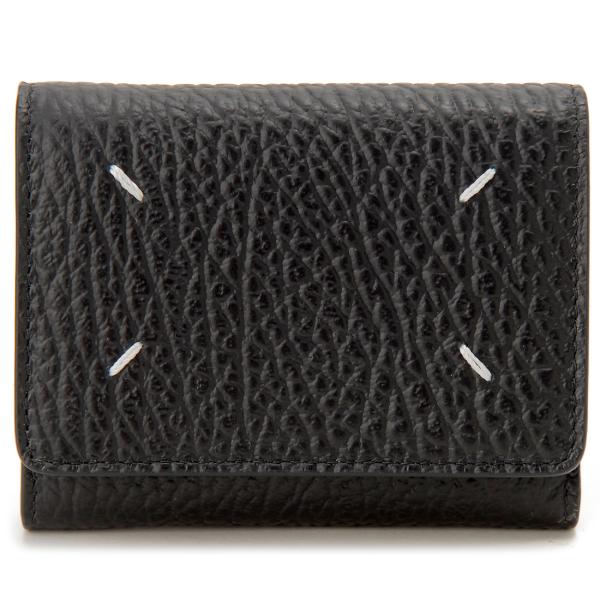 メゾンマルジェラ Maison Margiela 三つ折り財布 レディース ブラック SA3UI00...