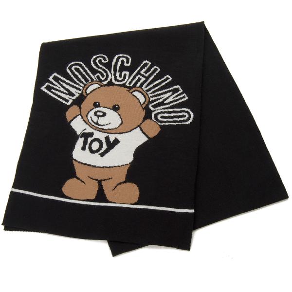 Moschino モスキーノ マフラー スカーフ レディース ブラック 30747M2798 016