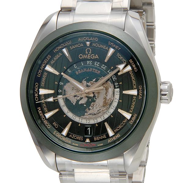OMEGA オメガ シーマスター アクアテラ 150M GMT ワールドタイマー メンズ 腕時計 2...