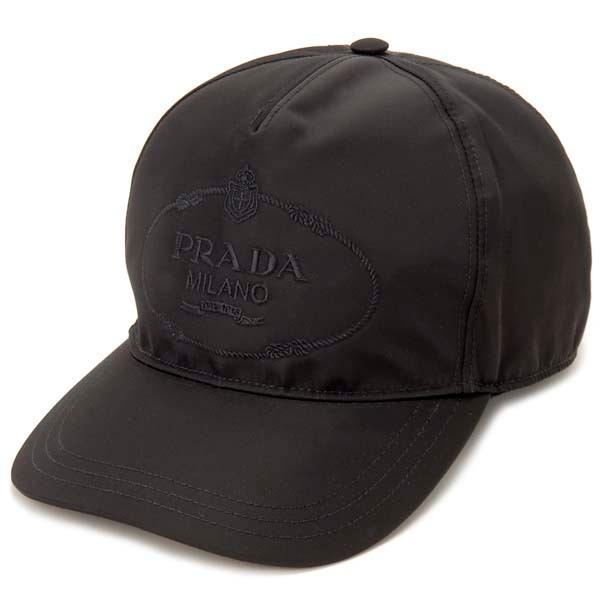 プラダ PRADA キャップ 帽子 メンズ ブラック 1HC179 2B15 F0002 Lサイズ ...