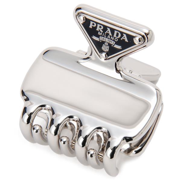 PRADA プラダ ヘアクリップ レディース シルバー 1IF087-2BA6-F0276 META...