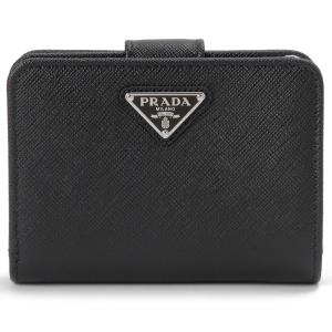 PRADA（プラダ） 【並行輸入品】 財布 二つ折り サフィアーノ メタル