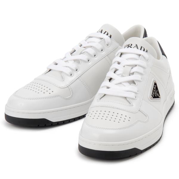 バレンタインセール プラダ PRADA スニーカー メンズ ホワイト 2EE364 3LJ6 F09...