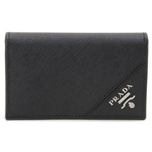 【値下げ依頼承認済】大容量⭐︎PRADA 名刺入れ/カードケース/ケース PRADA（プラダ） カードケース 名刺入れ サフィアーノ トライアンゴロ