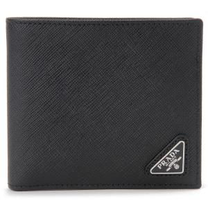 PRADA プラダ 三つ折り財布 レディース ブラック 1MH042 QHH