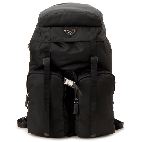 GW タイムセール プラダ PRADA バッグ リュック バックパック メンズ ブラック 2VZ01...