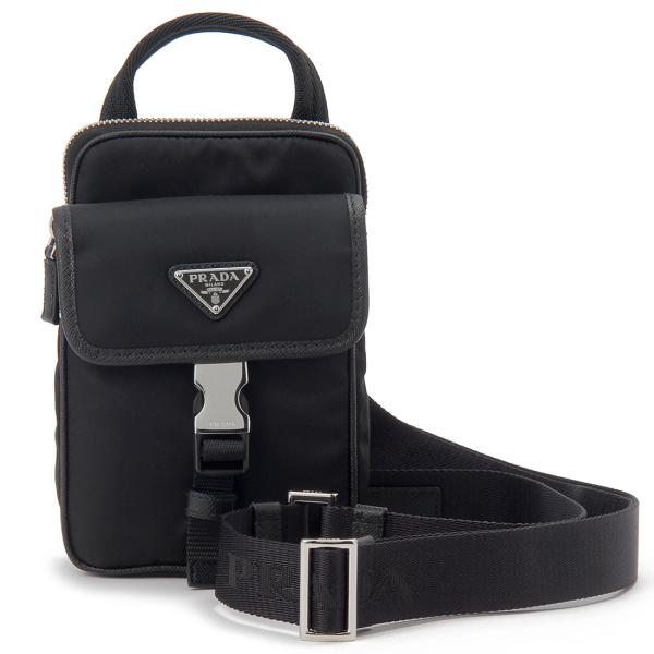 GW タイムセール プラダ PRADA ショルダーバッグ スマートフォンケース メンズ 2ZH194...